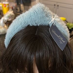 Universal Thread Fuzzy Blue Headband